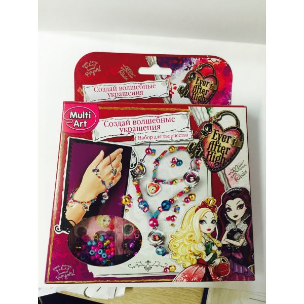 НАБОР "MULTIART" ДЛЯ СОЗДАНИЯ УКРАШЕНИЙ, EVER AFTER HIGH В РУСС. КОР. в кор.6*12шт НАБОР "MULTIART" ДЛЯ СОЗДАНИЯ УКРАШЕНИЙ, EVER AFTER HIGH В РУСС. КОР. в кор.6*12шт