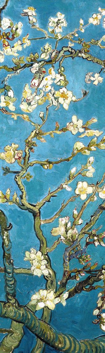 Закладка с резинкой «Ван Гог. Цветущие ветки миндаля» printio сумка с полной запечаткой цветущие ветки миндаля ван гог