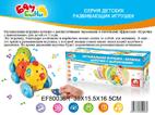 Каталка EF80036R "Бамбини" Курочка с цыплятами, со