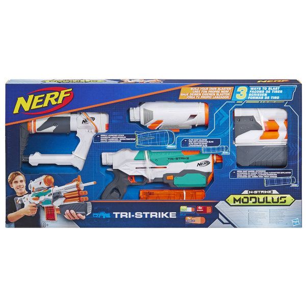 NERF МОДУЛУС Три-Страйк (бластер) (B5577) NERF МОДУЛУС Три-Страйк (бластер) (B5577) NERF
