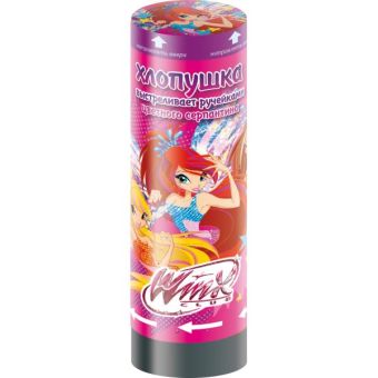 ХЛОПУШКА "ВЕСЕЛЫЙ ПРАЗДНИК" WINX, 30СМ ПНЕВМО, ДАЛЬНОСТЬ ВЫСТРЕЛА 6-25М. в кор.100шт ХЛОПУШКА "ВЕСЕЛЫЙ ПРАЗДНИК" WINX, 30СМ ПНЕВМО, ДАЛЬНОСТЬ ВЫСТРЕЛА 6-25М. в кор.100шт