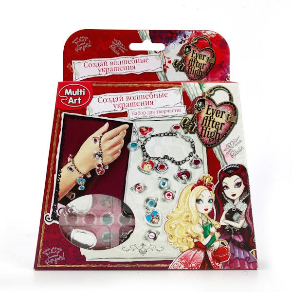 НАБОР "MULTIART" ДЛЯ СОЗДАНИЯ УКРАШЕНИЙ, EVER AFTER HIGH В РУСС. КОР. в кор.6*12шт НАБОР "MULTIART" ДЛЯ СОЗДАНИЯ УКРАШЕНИЙ, EVER AFTER HIGH В РУСС. КОР. в кор.6*12шт