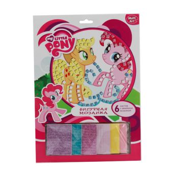 НАБОР Д/ТВОРЧЕСТВА "MULTIART" ФИГУРНАЯ МОЗАИКА СО СТРАЗАМИ, MY LITTLE PONY НА КАРТ. в кор.4*24шт НАБОР Д/ТВОРЧЕСТВА "MULTIART" ФИГУРНАЯ МОЗАИКА СО СТРАЗАМИ, MY LITTLE PONY НА КАРТ. в кор.4*24шт