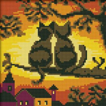 Мозаика на подрамнике. Две Кошки (016-ST-S) Мозаика на подрамнике. Две Кошки (016-ST-S)