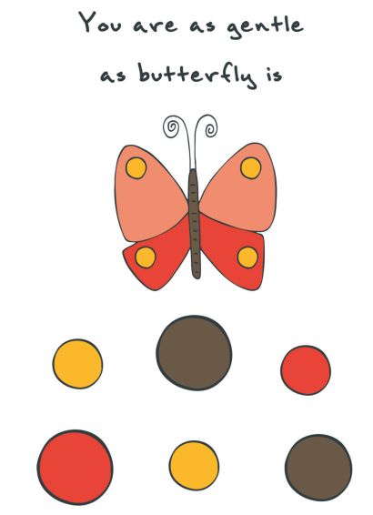 Блокнот для записей "You are as gentle as butterfly is" (А6) - фото 1