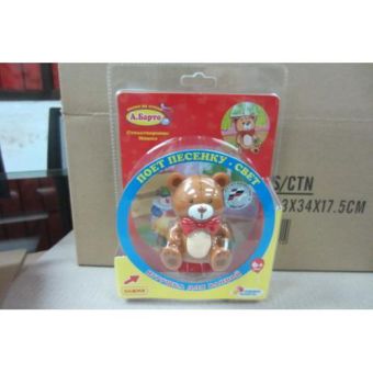 ИГРУШКА ПВХ "ИГРАЕМ ВМЕСТЕ" МИШКА, СВЕТ+ЗВУК НА БЛИСТЕРЕ (РУСС. УП.) в кор.6*12шт ИГРУШКА ПВХ "ИГРАЕМ ВМЕСТЕ" МИШКА, СВЕТ+ЗВУК НА БЛИСТЕРЕ (РУСС. УП.) в кор.6*12шт