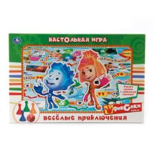 НАСТОЛЬНАЯ ИГРА-ХОДИЛКА "УМКА" ФИКСИКИ в кор.20шт