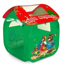 ДЕТСКАЯ ИГРОВАЯ ПАЛАТКА "ИГРАЕМ ВМЕСТЕ" "ТРИ МЕДВЕДЯ" 83*80*105СМ В СУМКЕ в кор.24шт