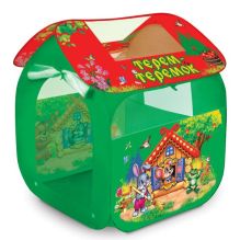 ДЕТСКАЯ ИГРОВАЯ ПАЛАТКА "ИГРАЕМ ВМЕСТЕ" "ТЕРЕМОК" 83*80*105СМ В СУМКЕ в кор.24шт