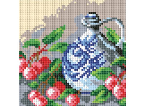 Мозаичные картины . Кувшин и вишня (043-ST-PS) Мозаичные картины . Кувшин и вишня (043-ST-PS)