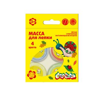 Масса д/лепки Каляка-Маляка 4 цв. 14 г карт.уп. 3+ Масса д/лепки Каляка-Маляка 4 цв. 14 г карт.уп. 3+