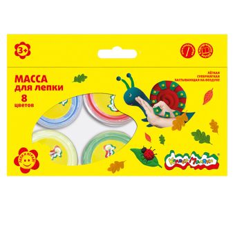 Масса д/лепки Каляка-Маляка 8 цв. 14 г карт.уп. 3+ Масса д/лепки Каляка-Маляка 8 цв. 14 г карт.уп. 3+