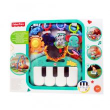 "МАТТЕЛ". FISHER PRICE NB КОВРИК ИГРОВОЙ "ПИАНИНО" в кор.3шт