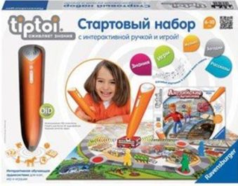 Стартовый набор (Игра "Английские детективы" + ручка) Стартовый набор (Игра "Английские детективы" + ручка) Ravensburger (Tiptoi)