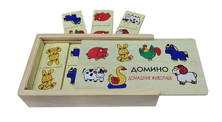 ДЕРЕВЯННАЯ ИГРУШКА. ДОМИНО "ДОМАШНИЕ ЖИВОТНЫЕ" (Арт. ИД-1472) ДЕРЕВЯННАЯ ИГРУШКА. ДОМИНО "ДОМАШНИЕ ЖИВОТНЫЕ" (Арт. ИД-1472)