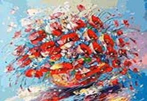 Живопись на холсте 40*50 см. Цветочная палитра лета (153-AB) Живопись на холсте 40*50 см. Цветочная палитра лета (153-AB)