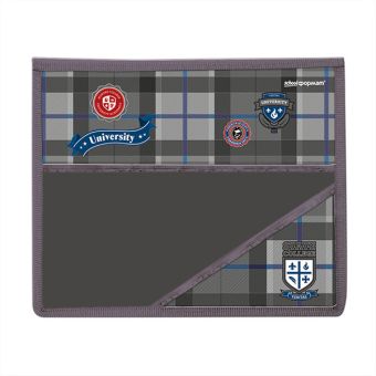 Папка д/тетрадей 1 отд. А5 КЛАССНЫЙ КОЛЛЕДЖ 230х195х50 липучка пластик Папка д/тетрадей 1 отд. А5 КЛАССНЫЙ КОЛЛЕДЖ 230х195х50 липучка пластик