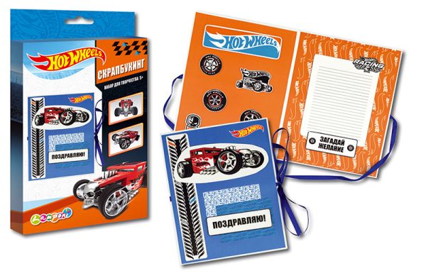 HWCA-UA1-SCB1-BOX Набор для детского творчества. Скрапбукинг., Hot Wheels HWCA-UA1-SCB1-BOX Набор для детского творчества. Скрапбукинг., Hot Wheels