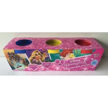 ПАЛЬЧИКОВЫЕ КРАСКИ "MULTI ART" ПРИНЦЕССЫ DISNEY. 3 ЦВЕТА*75МЛ. В РУСС. КОР. в кор.4*16шт