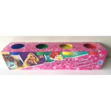 ПАЛЬЧИКОВЫЕ КРАСКИ "MULTI ART" ПРИНЦЕССЫ DISNEY. 4 ЦВЕТА*75МЛ. В РУСС. КОР. в кор.4*15шт