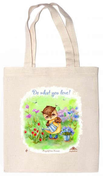 Сумка. Do what you love (35х39см, ручки 53см) Сумка. Do what you love (35х39см, ручки 53см)