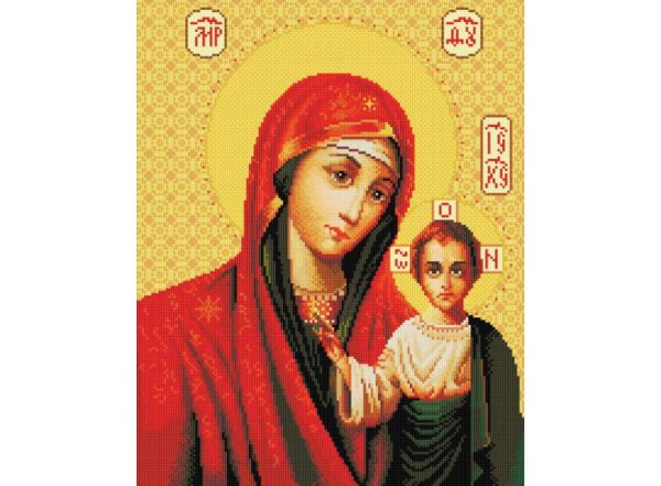 Мозаика на подрамнике. Икона Божией матери Казанская (069-ST-S) Мозаика на подрамнике. Икона Божией матери Казанская (069-ST-S)