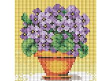 Мозаичные картины. Фиалки в горшочке (039-ST-PS)