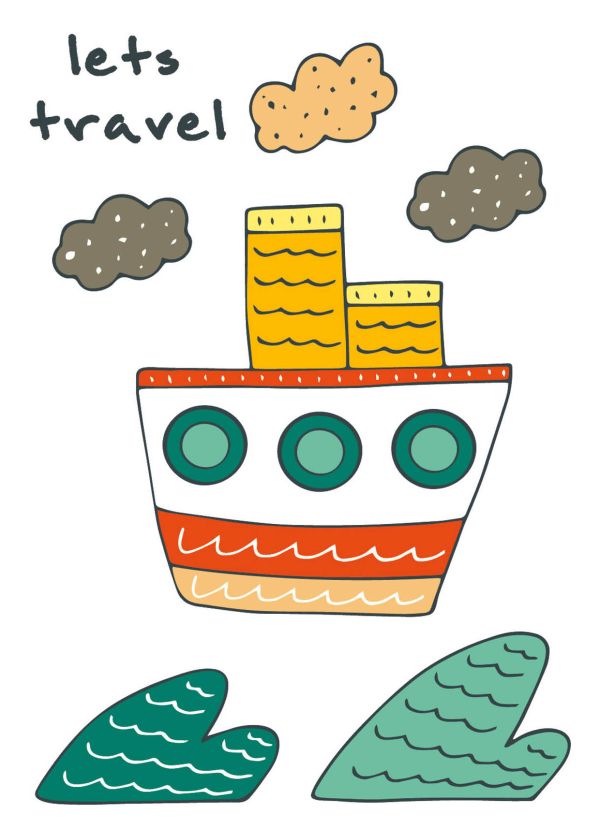 Блокнот для записей "Let's travel" (A6) Блокнот для записей "Let's travel" (A6)