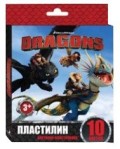 Пластилин 10 цв. ДРАКОНЫв европодвесе, картон, пластик. стек Пластилин 10 цв. ДРАКОНЫв европодвесе, картон, пластик. стек