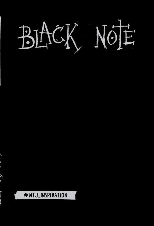 Креативный блокнот с черными страницами Black Note, 96 листов