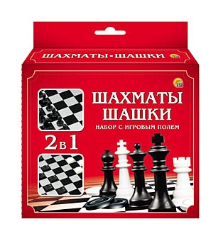 ШАХМАТЫ, ШАШКИ в коробке + европодвес с полями (Арт. ИН-1618) ШАХМАТЫ, ШАШКИ в коробке + европодвес с полями (Арт. ИН-1618)