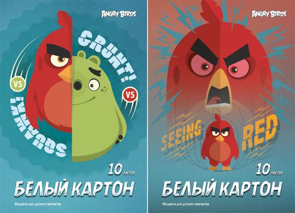 Карт бел д/дет тв 10л Папка А4 AB16/2-EAC ВД лак Angry Birds Movie Карт бел д/дет тв 10л Папка А4 AB16/2-EAC ВД лак Angry Birds Movie