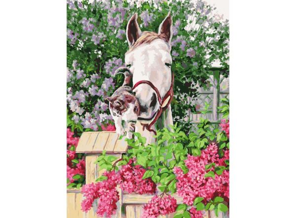 

Живопись на картоне 30*40 Нежная привязанность (3075-CS)