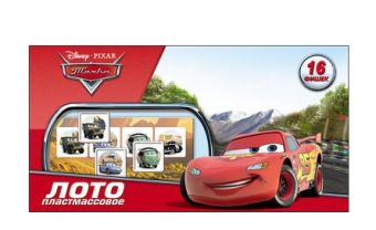 Disney. ЛОТО ПЛАСТИКОВОЕ. 16 фишек. ТАЧКИ-5 (Арт. ИН-1594) Disney. ЛОТО ПЛАСТИКОВОЕ. 16 фишек. ТАЧКИ-5 (Арт. ИН-1594)
