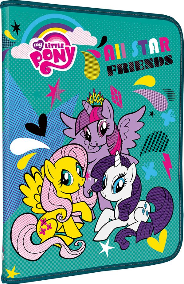 MPDB-US1-CPBFL Папка на молнии. Для тетрадей, формат А5.. My Little Pony MPDB-US1-CPBFL Папка на молнии. Для тетрадей, формат А5.. My Little Pony