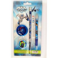 Набор "Max Steel" (ручка 0.7 мм,карандаш простой НВ.,точилка,ластик) Набор "Max Steel" (ручка 0.7 мм,карандаш простой НВ.,точилка,ластик)