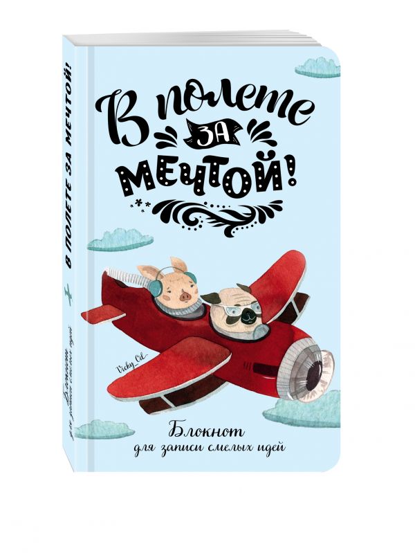 В полете за мечтой! Блокнот для записи смелых идей В полете за мечтой! Блокнот для записи смелых идей