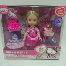 КУКЛА "КАРАПУЗ" HELLO KITTY. МАШЕНЬКА 15СМ ОЗВУЧ., С АКСЕСС., В АССОРТ. В РУСС. КОР. в кор.2*18шт