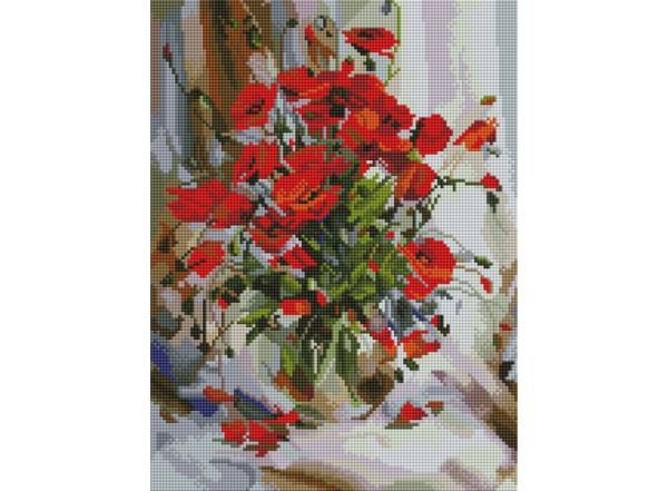 

Мозаика на подрамнике. Букет маков (318-ST-S)