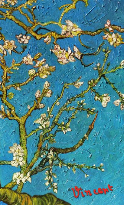 Блокнот в пластиковой обложке. Ван Гог. Цветущие ветки миндаля (формат малый, 64 страницы) (Арте) - фото 1