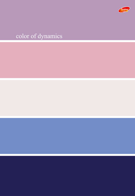 Тетр 96л интегр А4 кл7901-EAC глянц лам Color of dinamics: цветные полосы Тетр 96л интегр А4 кл7901-EAC глянц лам Color of dinamics: цветные полосы