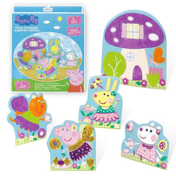 

Н-р аппл"СВИНКА ПЕППА" 5 картинок, кор. тм Peppa