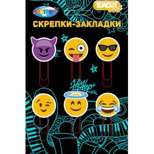 Скрепки-закладки СМАЙЛЫ, 50 мм,-6 шт.ассорти дизайн,европодвес Скрепки-закладки СМАЙЛЫ, 50 мм,-6 шт.ассорти дизайн,европодвес