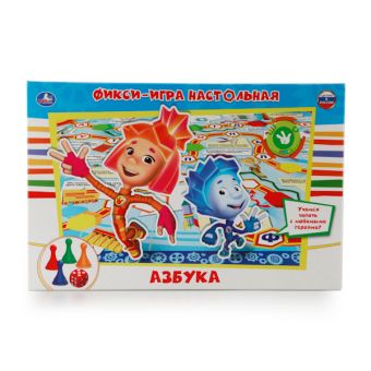 НАСТОЛЬНАЯ ИГРА-ХОДИЛКА "УМКА" ФИКСИАЗБУКА В РУСС. КОР. в кор.20шт НАСТОЛЬНАЯ ИГРА-ХОДИЛКА "УМКА" ФИКСИАЗБУКА В РУСС. КОР. в кор.20шт