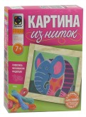 Картина из ниток Слон Картина из ниток Слон