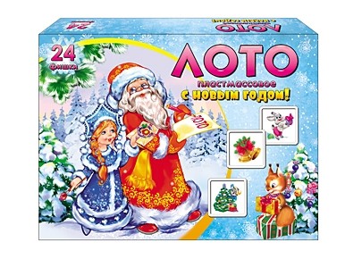 ЛОТО ПЛАСТИКОВОЕ 24 фишки. С НОВЫМ ГОДОМ! (синее) (Арт. ИН-7452) ЛОТО ПЛАСТИКОВОЕ 24 фишки. С НОВЫМ ГОДОМ! (синее) (Арт. ИН-7452)