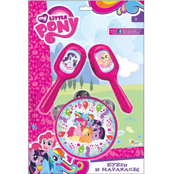 НАБОР МУЗ. ИНСТРУМЕНТОВ "ИГРАЕМ ВМЕСТЕ" MY LITTLE PONY (БУБЕН И МАРАКАСЫ) НА КАРТ. в кор.2*60шт НАБОР МУЗ. ИНСТРУМЕНТОВ "ИГРАЕМ ВМЕСТЕ" MY LITTLE PONY (БУБЕН И МАРАКАСЫ) НА КАРТ. в кор.2*60шт
