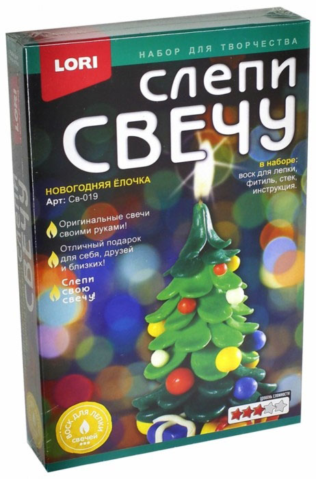 Св-019 Слепи свечу "Новогодняя ёлочка" Св-019 Слепи свечу "Новогодняя ёлочка"