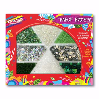 Набор бисера "Серебрянный бор", Креатто Набор бисера "Серебрянный бор", Креатто
