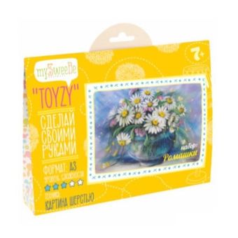 

НАБОР TOYZY ''РОМАШКИ'' - КАРТИНА ШЕРСТЬЮ, ФОРМАТ А3